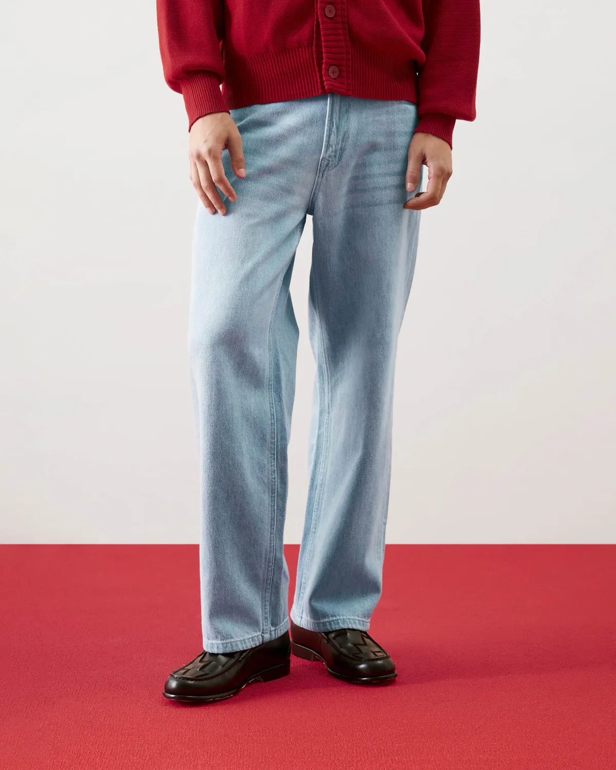 Quần denim nam / Quần jean Form Straight - ROUTINE 10F25DPA021