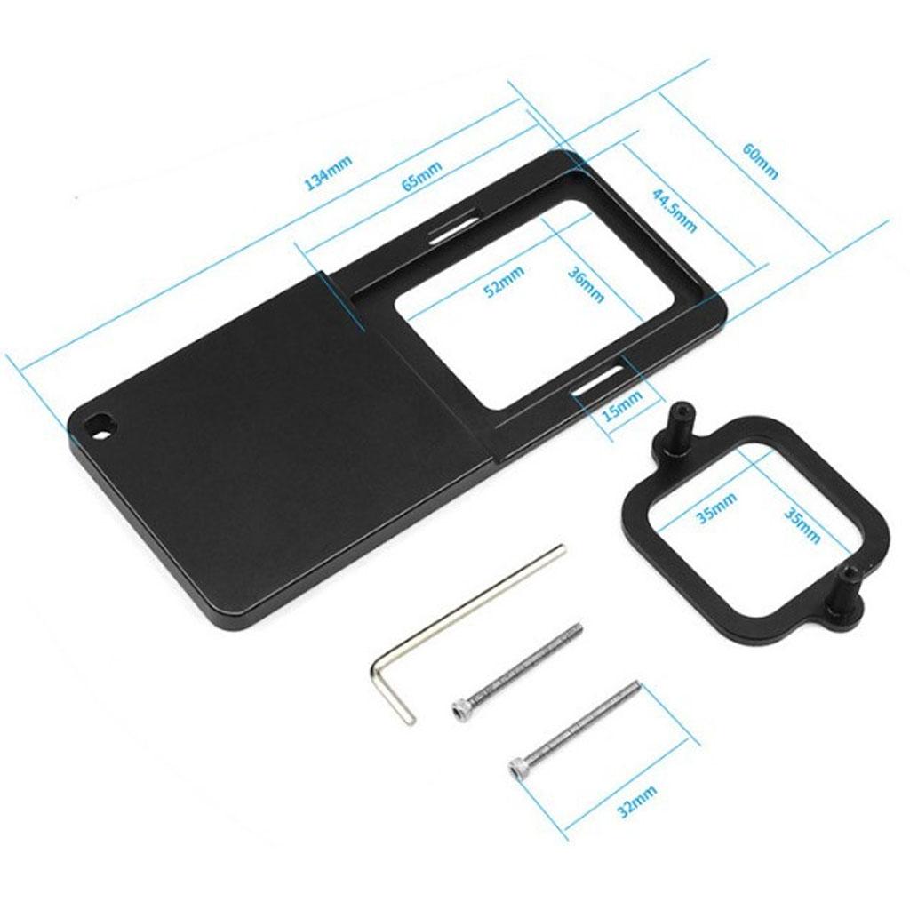 Amagogo Đĩa dành cho Gopro Hero 5 4 Session Camera Mount Adapter Bộ Giá Đỡ Kẹp Điện Thoại Di Động Ổn Định Sửa Chữa Một P