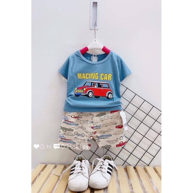 Bộ cotton xuất hàn cho bé siêu xịn sò