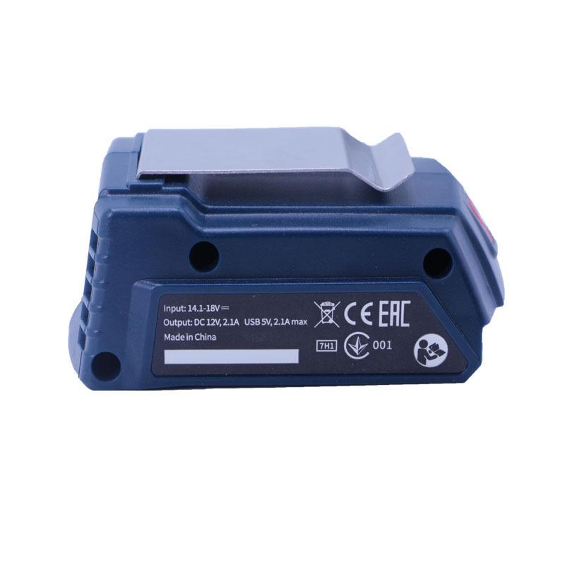 Bộ chuyển đổi bộ điều hợp USB kép GAA 18V-24 cho Bosch 18V LI-ion Pin usb Sạc công cụ bộ phận phụ kiện Bộ điều hợp pin