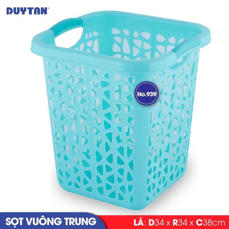 Sọt vuông trung nhựa Duy Tân - 11432 - Giao màu ngẫu nhiên - Hàng chính hãng