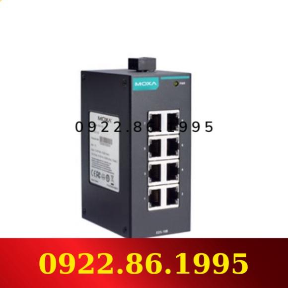 Giá Tốt + Công Tắc Công Nghiệp EDS-108 Moxa 8 Cổng Không Quản Lý Mạng hàng mới