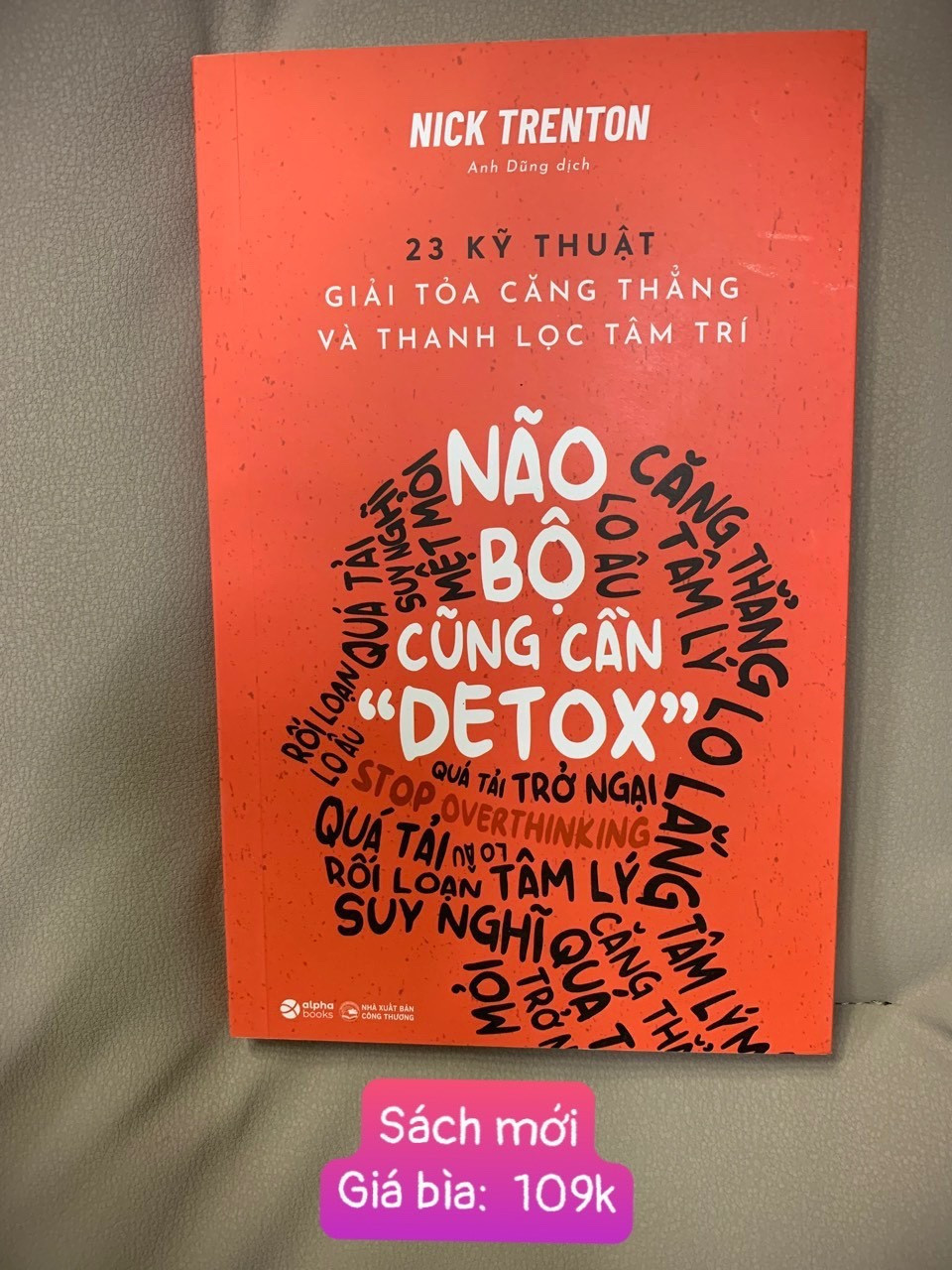 Hình ảnh Não Bộ Cũng Cần "Detox" - Nick Trenton - Anh Dũng dịch - (bìa mềm)
