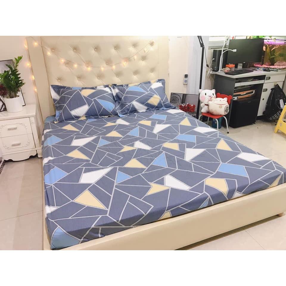 Rẻ nhất Bộ ga gối 1m4 cotton hàn quốc 100%