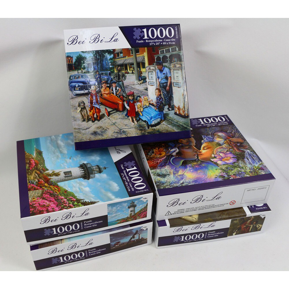 Tranh Ghép Hình 1000 Mảnh Bờ Biền Amalfi Jigsaw Puzzle Randomcut 1000 Pcs (Kích Thước 70x50 cm)