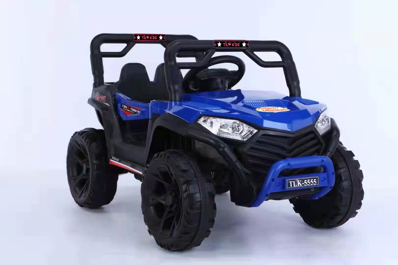 Xe oto điện trẻ em, xe điện cho bé TILO KIDS TLK-5555 phiên bản Tôi yêu Việt Nam có điều khiển từ xa, bluetooth, chế độ nhún