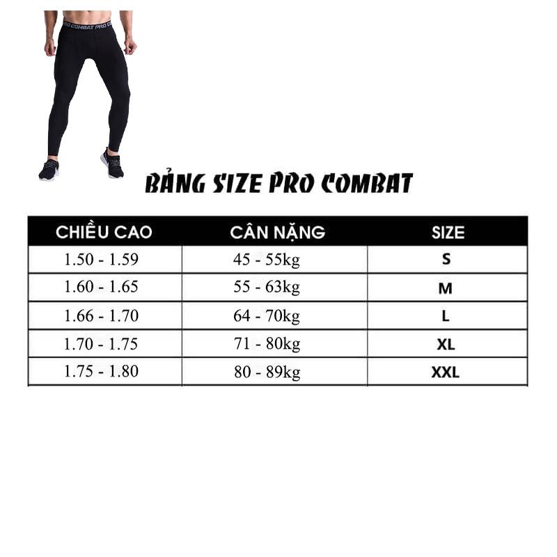 Quần Giữ Nhiệt Nam, Quần Tập Gym Jogger LEGGING Nam Lót Trong Dài Pro Combat Thể Thao Bóng Rổ Đá Bóng