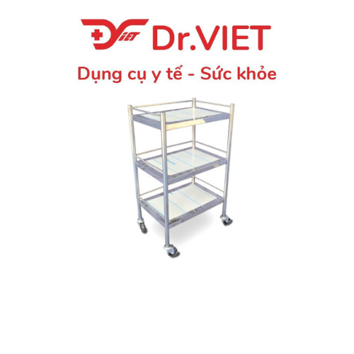 Xe đẩy DCG-43 – 3 tầng – Kích thước 30 x 40 – Gọn nhẹ, tiện lợi