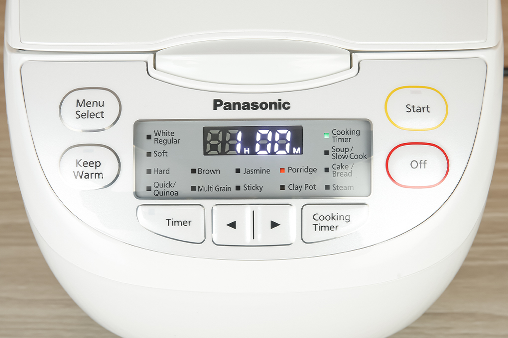 Nồi cơm điện tử Panasonic 1 lít SR-CL108WRA - Hàng Chính Hãng
