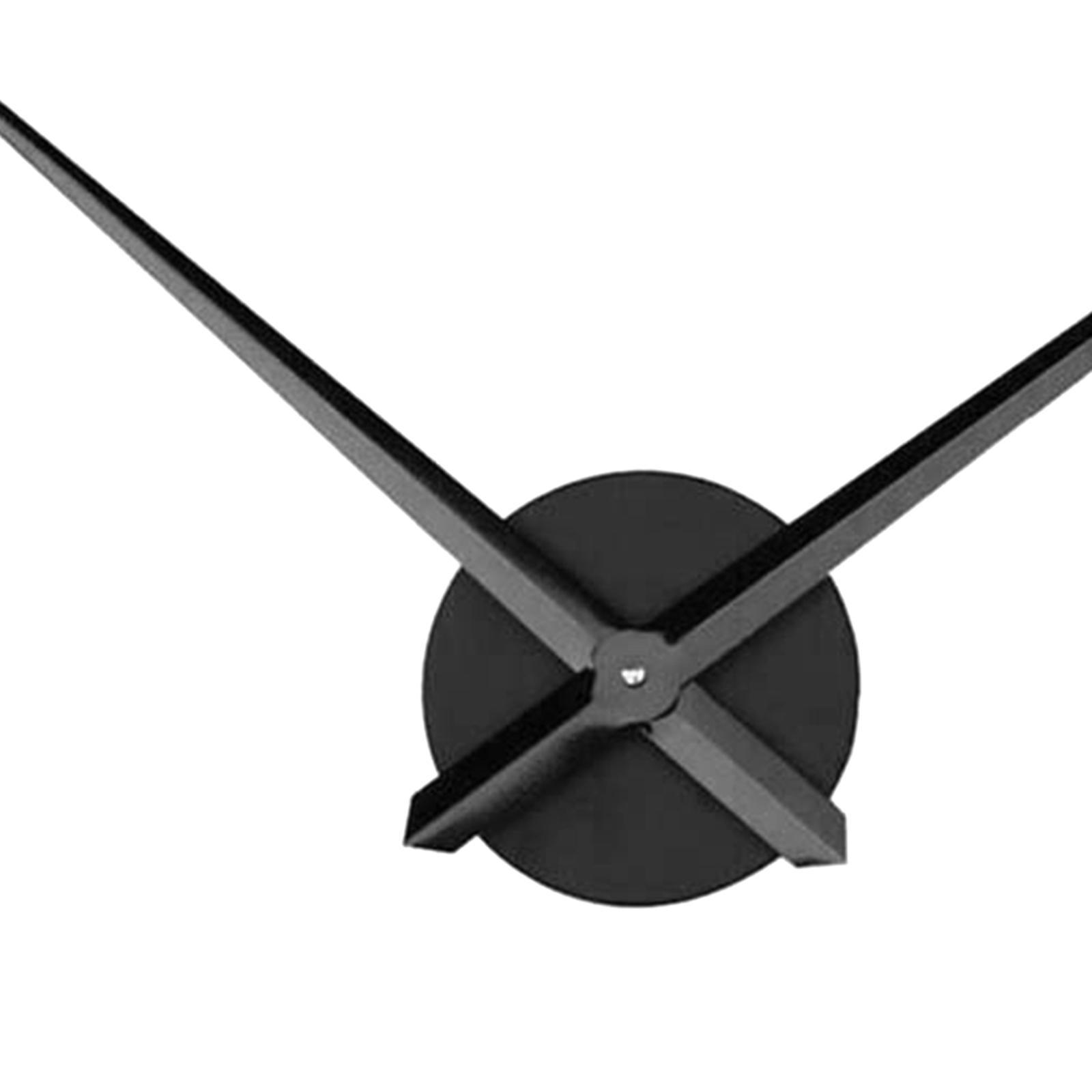 DIY Clock Movement, Minute Hands, Hour Hand, Long Shaft Clock Accessories, Clock Repair Kit for Bedroom, Kitchen, Living Room