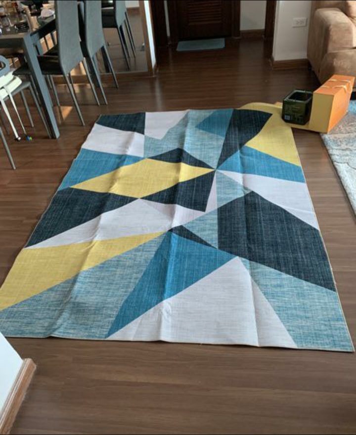 Thảm trải sàn, thảm lì Bali, thảm trang trí phòng khách 1m6 x 2m3