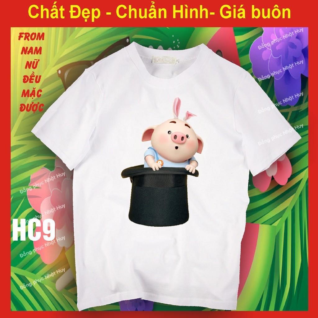 Áo thun heo con ngộ nghĩnh dễ thương 5