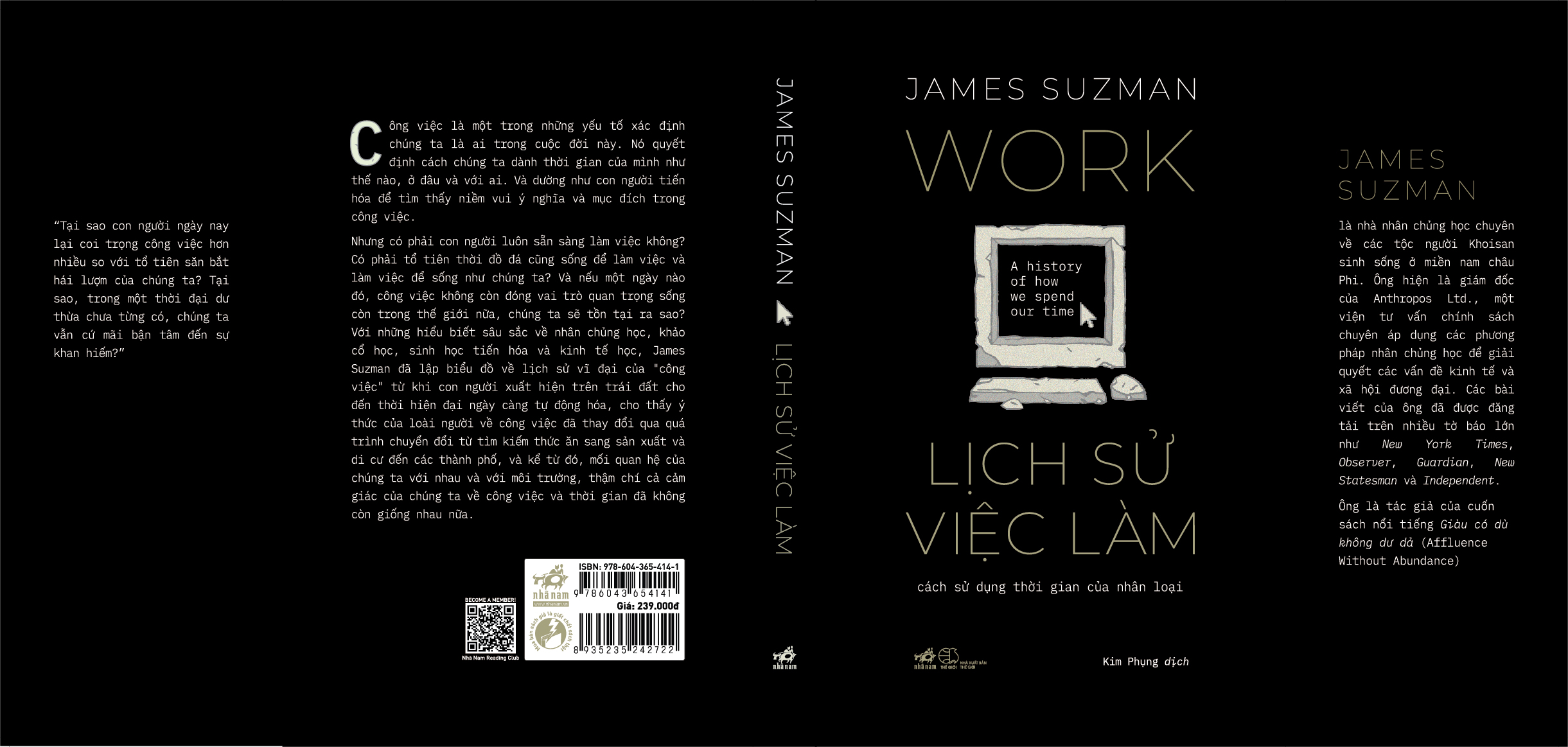 Sách - Lịch sử việc làm - cách sử dụng thời gian của nhân loại (James Suzman) (Nhã Nam Official)