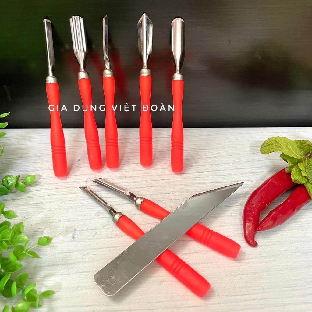 Bộ Tỉa Rau Củ Nghệ Thuật , Dao Tỉa Củ Quả - Sản phẩm đẹp sắc sảo