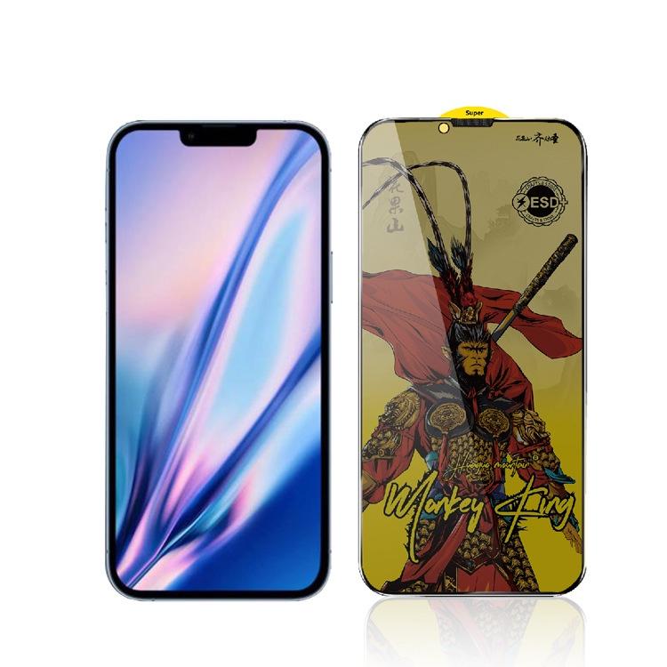 Kính cường lực ip chống nhìn trộm Monkey King cao cấp Full Viền 6/6s/7/7plus/8/8plus/plus/x/xr/xs/11/12/13/pro/max