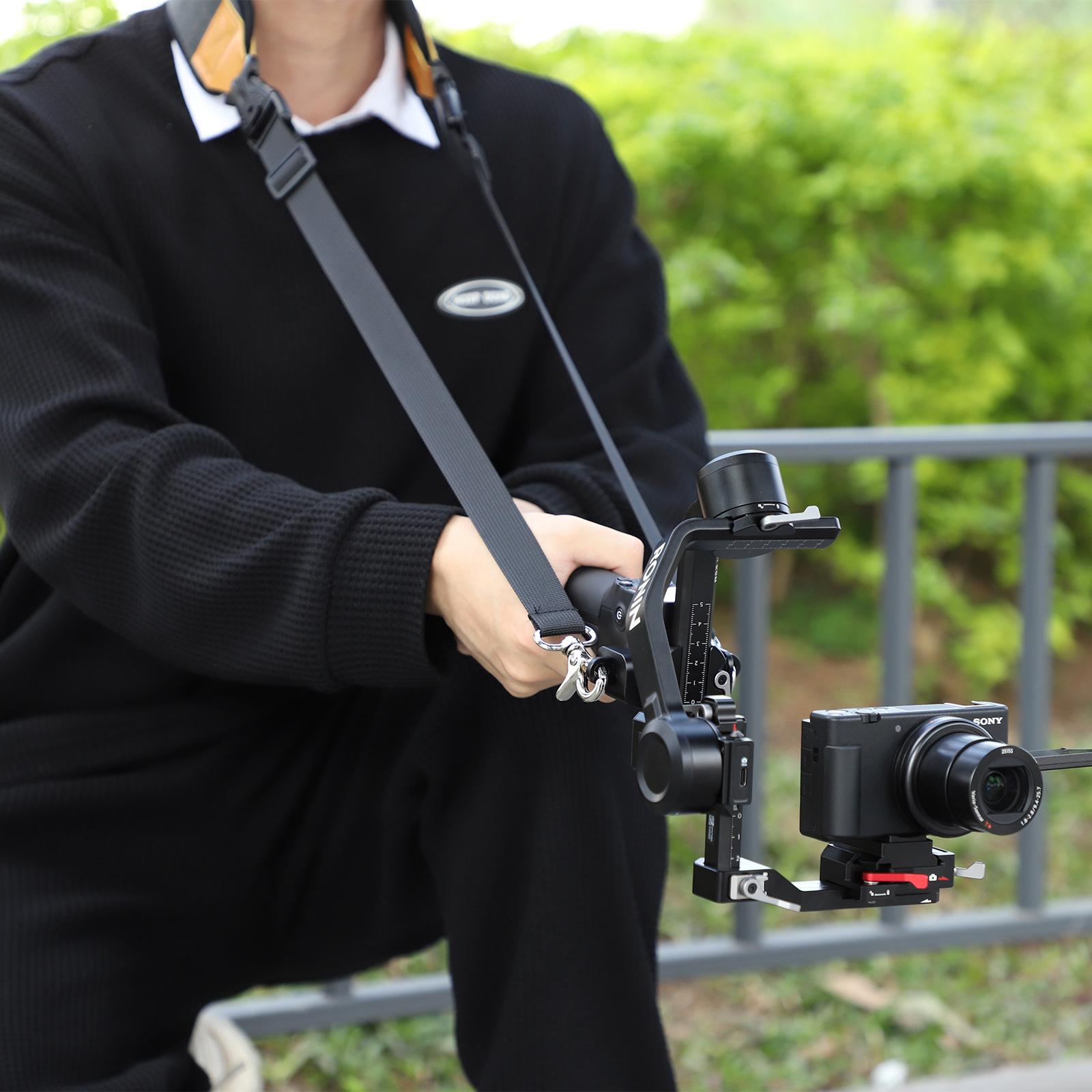 Đối với dây buộc mini dji rs3, dây đeo vai di chuyển bẫy kép cầm tay cho phụ kiện mini dji rs3