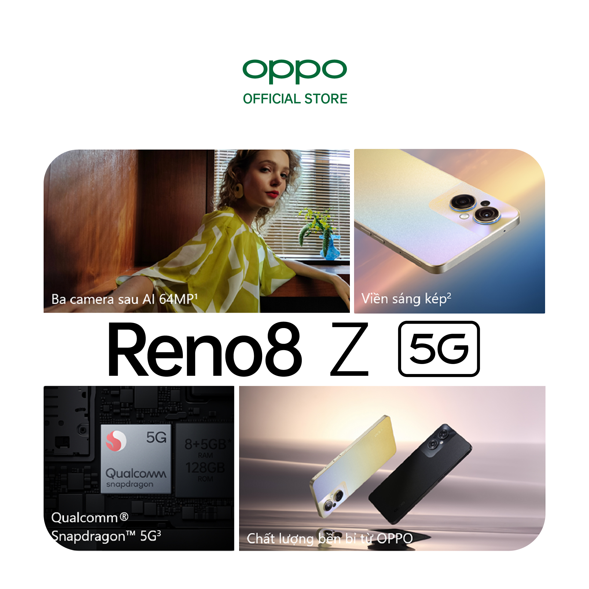 Điện Thoại OPPO RENO8 Z 5G (8GB/256GB) - Hàng Chính Hãng