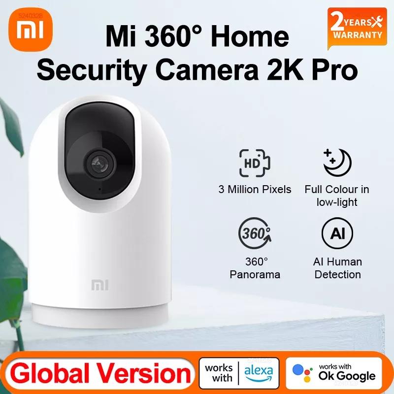 Phiên bản toàn cầu Xiaomi Mi 360 ° Camera an ninh gia đình 2K Pro 1296p HD WiFi Vision Vision SMART FULL Màu sắc AI Phát hiện con người đến màu: Toàn cầu MI 2K Pro