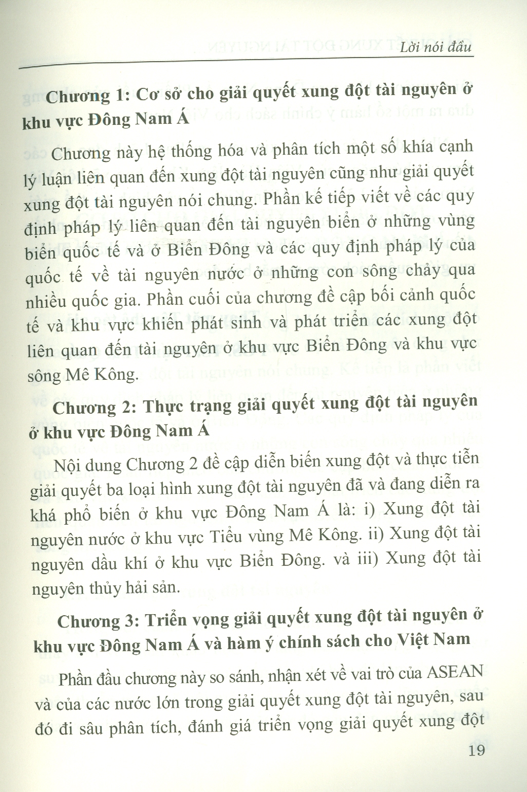 Giải Quyết Xung Đột Tài Nguyên Ở Khu Vực Đông Nam Á (Resolving Resource Conflicts In Southeast Asia) (Sách chuyên khảo)