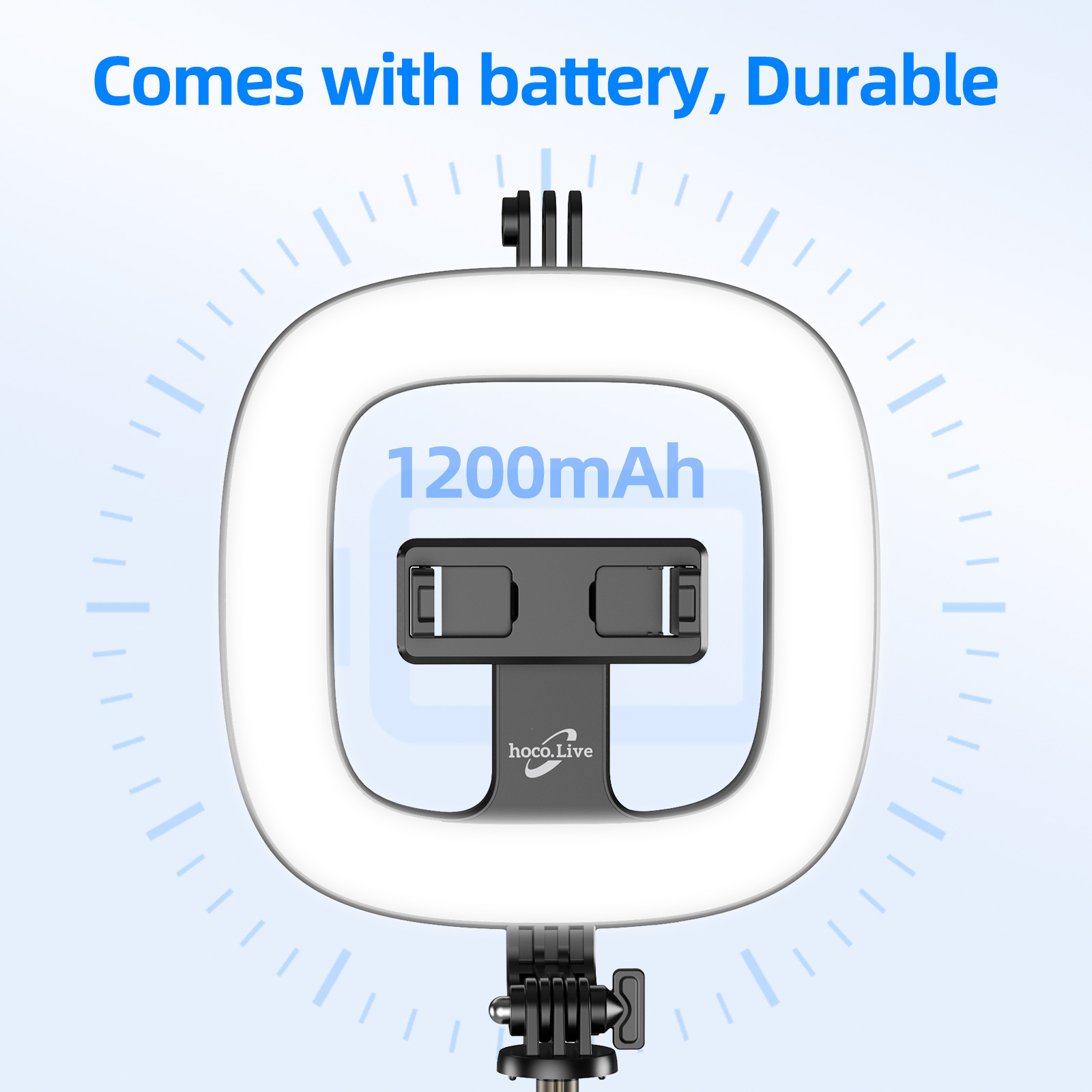 Gía Đỡ Livestream tích hợp đèn LV03 PLUS_ Hàng chính hãng