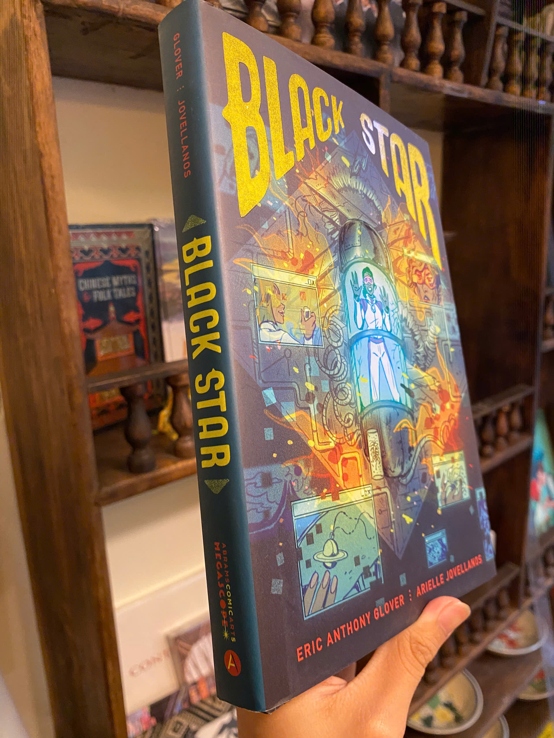 Sách - Black Star by Eric Anthony Glover | Science Fiction Graphic Novel | English Comics Book
