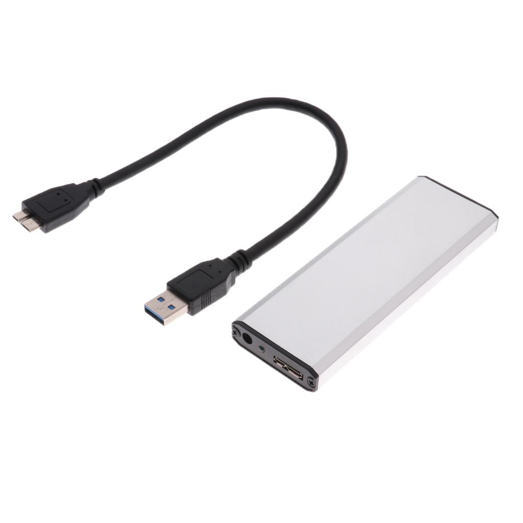 Aluminum USB 3.0 Hard Drive Disk External Enclosure Case for HDD and SSD