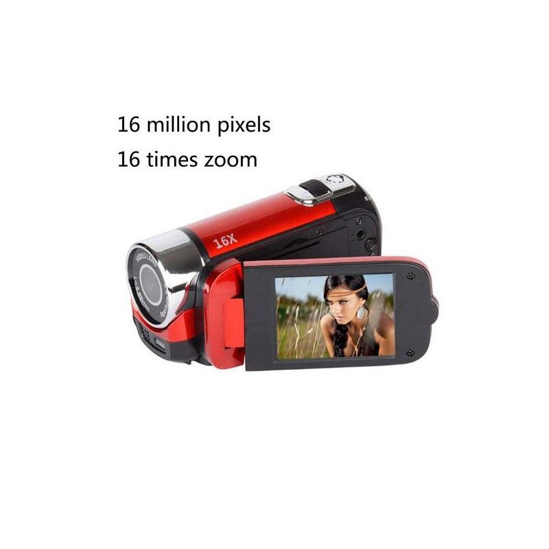 Máy Quay Video C100 HD 2.7Inch Zoom 16X Cho Trẻ Em Màu: Đỏ