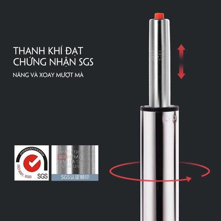 Ghế trang trí góc bếp nhà bạn, Ghế ngồi quầy bar inox sang trọng nâng hạ xoay 360 độ tiện lợi