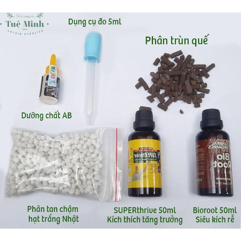 Combo phân bón đầy đủ cho phong lan các loại trong vòng một năm không cần mua thêm