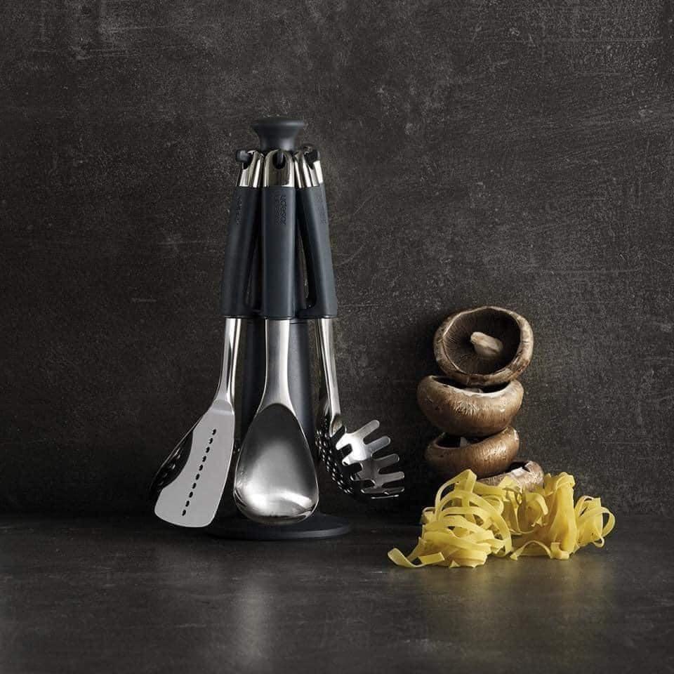 BỘ DỤNG CỤ NẤU ĂN INOX JOSEPH JOSEPH 7 MÓN ELEVATE STEEL