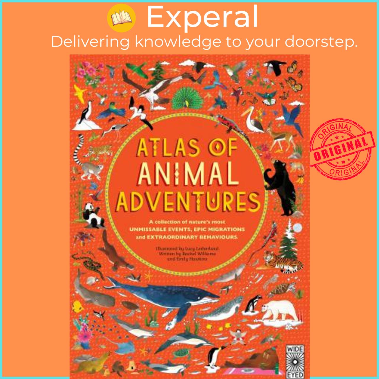 Sách - Atlas of Animal Adventures by Rachel Williams (UK edition, hardcover)
