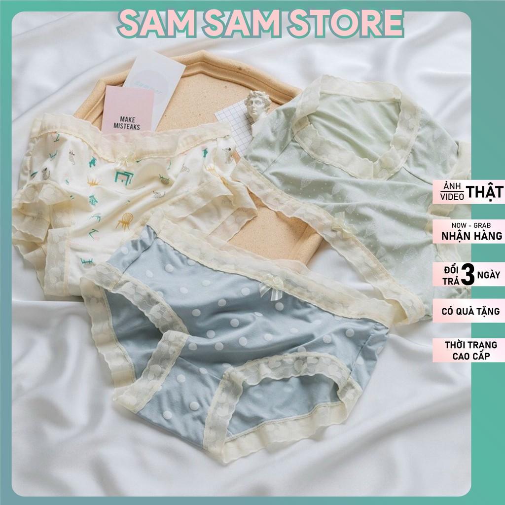 Quần Cotton lạnh hoạ tiết kute Loại 1 set 5q siêu rẽ. thiết kế Quần hoạ tiết xinh xắn kute mới nhất. - Ib shop để check mau,Free size