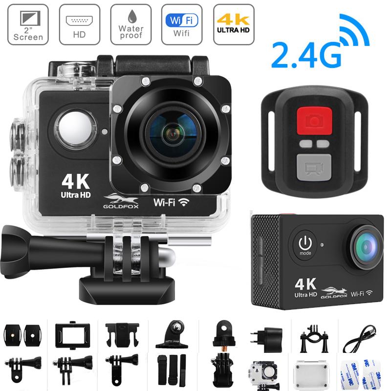 Camera Hành Động H9R Ultra HD 4K WiFi Điều Khiển Từ Xa Thể Thao Ghi Hình Máy Quay Đầu Ghi DV Đi Chống Nước Pro Mũ Bảo Hiểm Mini camera