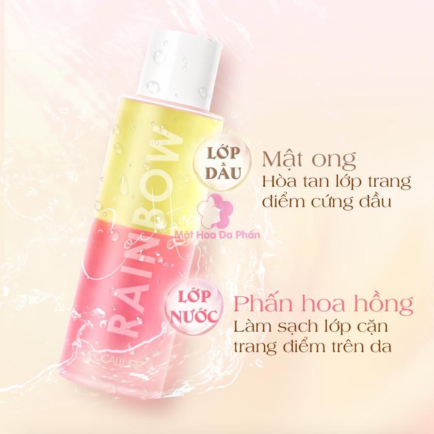 Chai Nước Tẩy Trang Kiss Beauty Rainbow Cầu Vồng 145ML (Tẩy trang mặt mắt môi)