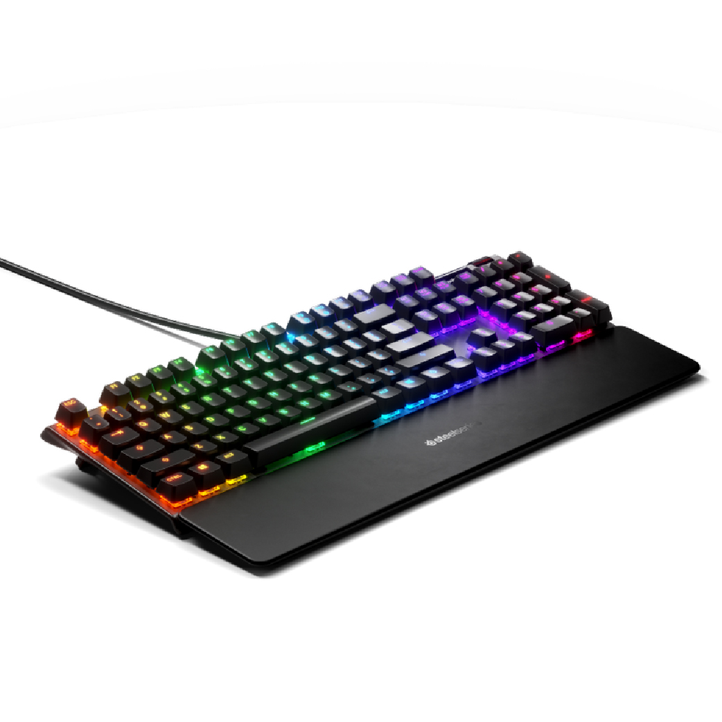 Bàn phím gaming có dây SteelSeries Apex 5 RGB - Hàng Chính Hãng