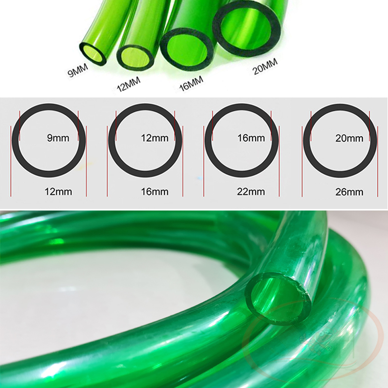 Ống dây chống gập phi 9, 12, 16, 20 mm chuyên dụng lọc thùng bể cá tép