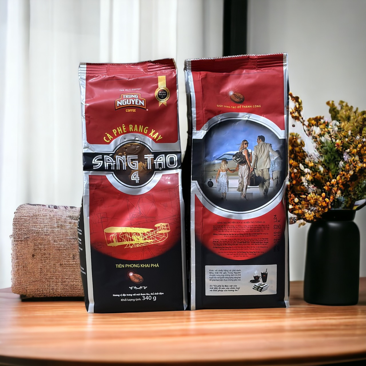 Cà phê rang xay Sáng tạo 4 Trung Nguyên( 340gam)