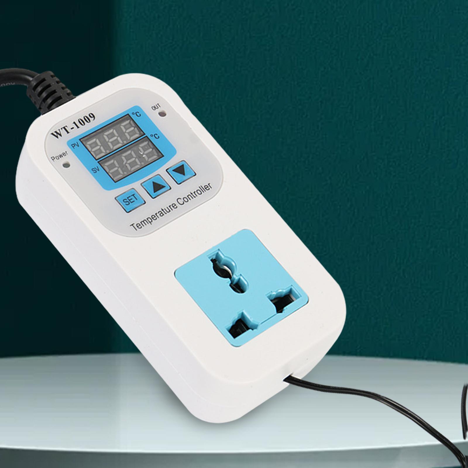 Thermostat Temperature Controller -50-110°C Digital Temperature Controller for Greenhouse  US Adapter