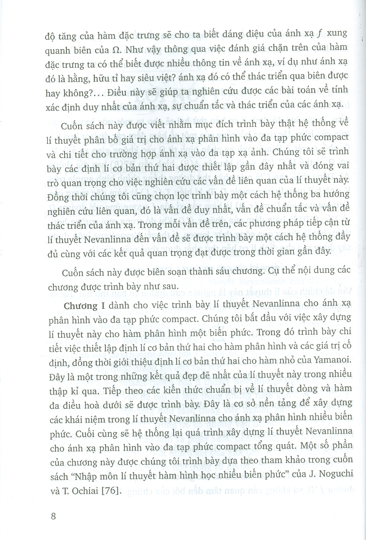 Lí Thuyết Phân Bố Giá Trị Cho Ánh Xạ Phân Hình Và Một Số Vấn Đề Liên Quan
