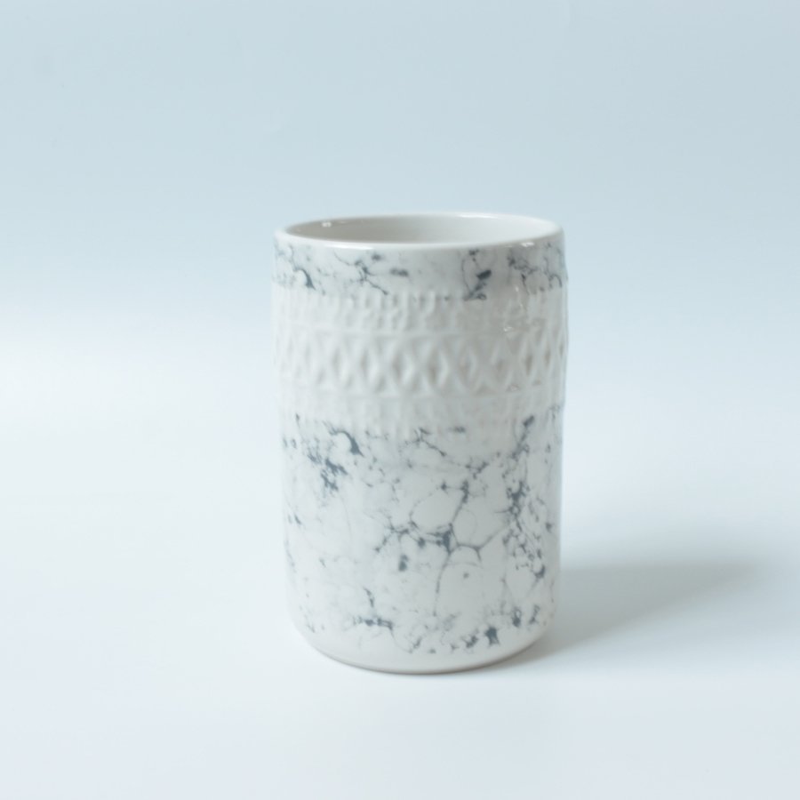 Ly / cốc vân đá men lam marble - Marble ceramic mug