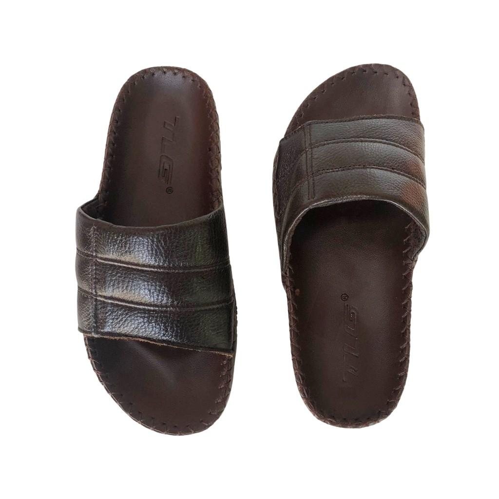 Dép nam da 100% da bò nguyên tấm siêu hot 21537