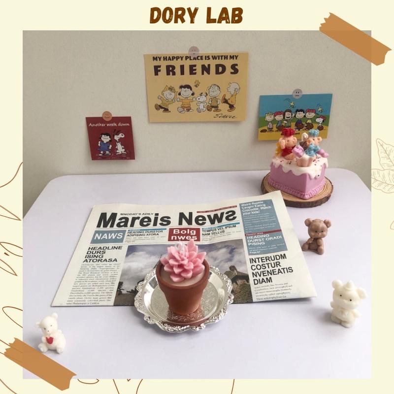 Nến Thơm Handmade Chậu Xương Rồng Nhiều Mẫu, Trang Trí Theo Yêu Cầu - Dory Lab