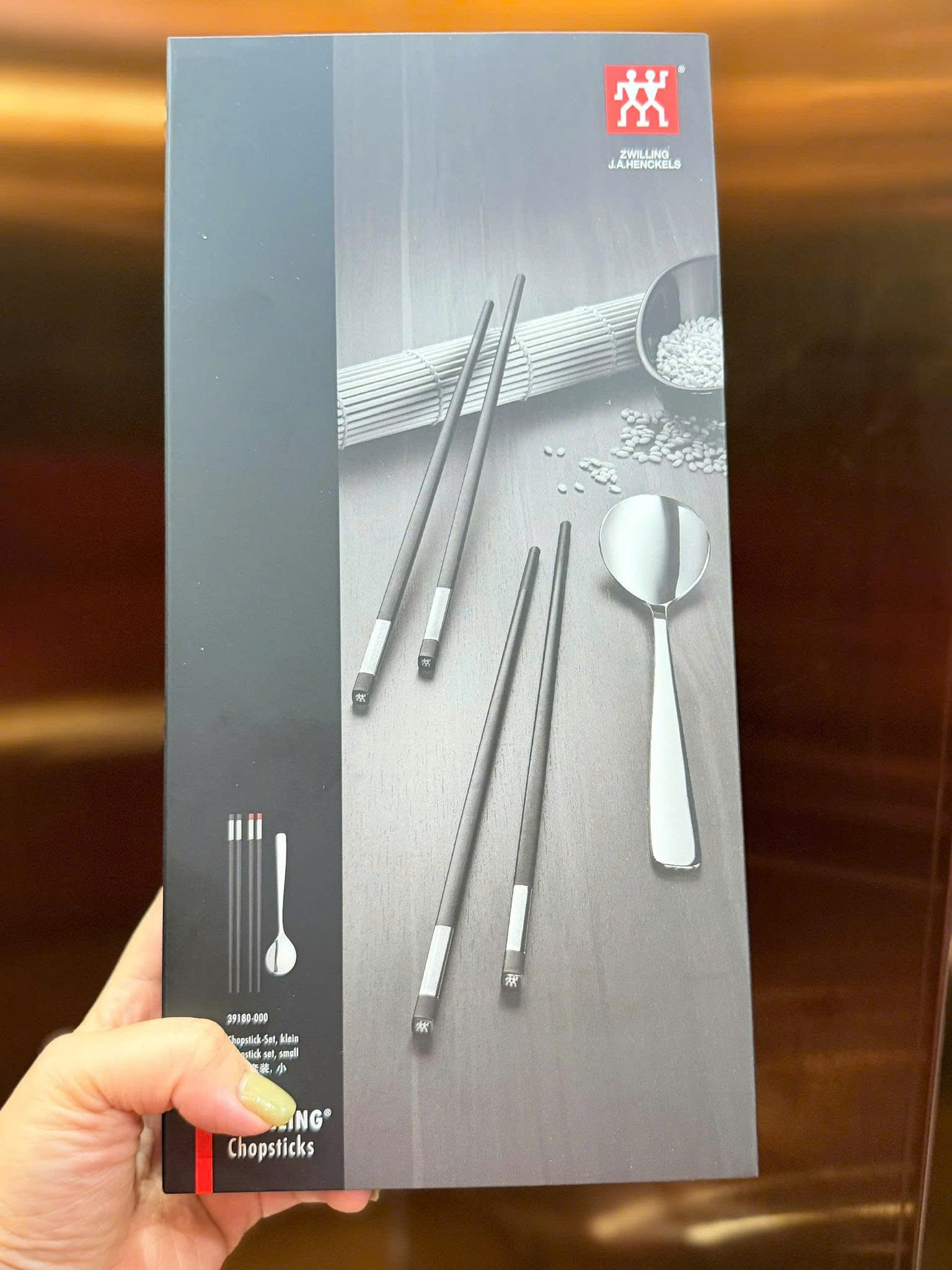 Set 5 món đũa thìa Zwilling Chopsticks Hàng chính hãng