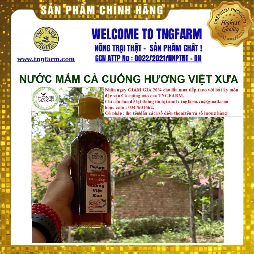 NƯỚC MẮM CÀ CUỐNG HƯƠNG VIỆT XƯA LOẠI THƯỢNG HẠNG THƠM NGON. 3 CHAI 250 mL Mã SP : NM3-250