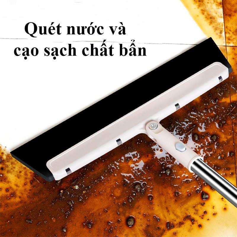 Cây Gạt Sàn Gạt Kính, Chổi Gạt Nước Chổi Quét Nước Lau Kính Vệ Sinh Đa Năng Xoay 360 Độ Tiện Dụng Cán Tùy Chỉnh Độ Dài