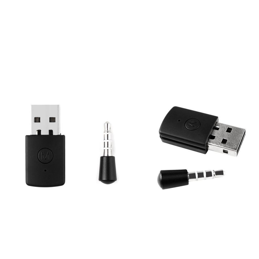 2x Wireless Adapter 4.0 +EDR Dongle Receiver USB Adapter for PS4