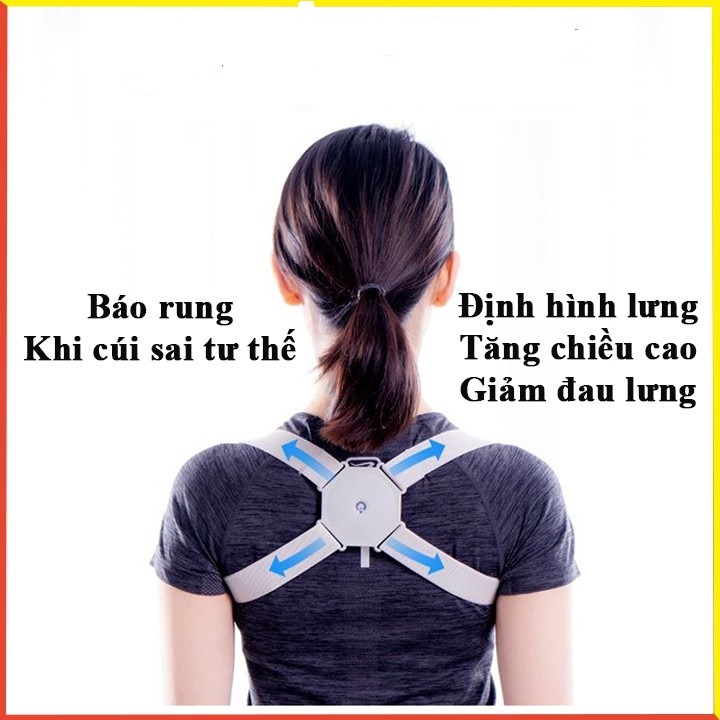 Đai Chống Gù Lưng Điện Tử chống gù lưng trẻ em, trị lưng tôm, cong vẹo cột sống - Đai chống gù lưng thông minh cho trẻ em nam và nữ [ Hàng Chuẩn Cam Kết Y Hình ][ FULLBOX  Video Sản Phẩm ]