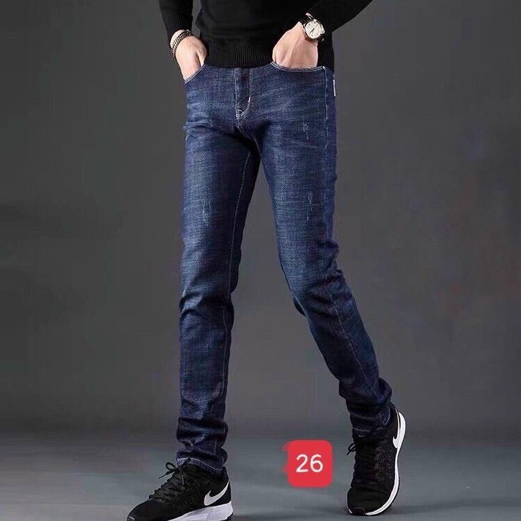 (FREE SHIP)Quần jean nam xanh xước cao cấp-chất bò co dãn tốt (ảnh thật) hàng chuẫn shop BEN shop0807 l7