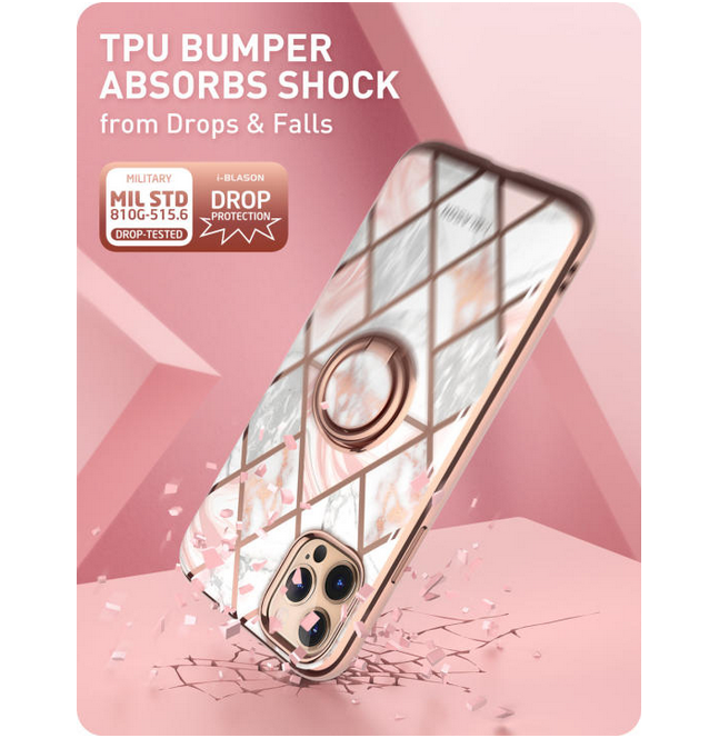 Ốp lưng dành cho iPhone 13 Pro Max i-Blason Snap Ring Marble – Hàng chính hãng