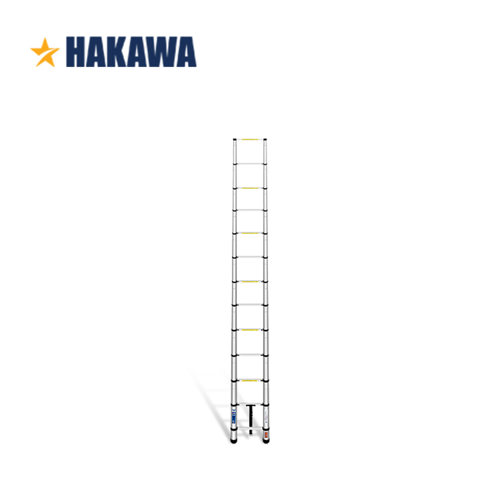 Thang nhôm rút đơn Nhật Bản HAKAWA HK138 ( 3,8M ) - Phân phối chính hãng - Nhỏ gọn tiện lợi